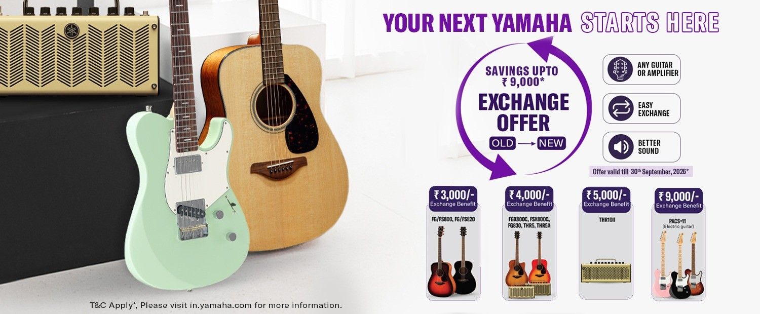 Yamaha Musical Instruments Exchange Offer