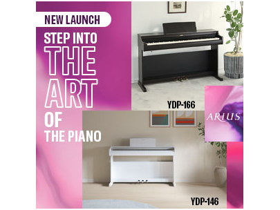 Yamaha Music India Expands Its Digital Piano Portfolio with the Launch of ARIUS YDP-166 and YDP-146