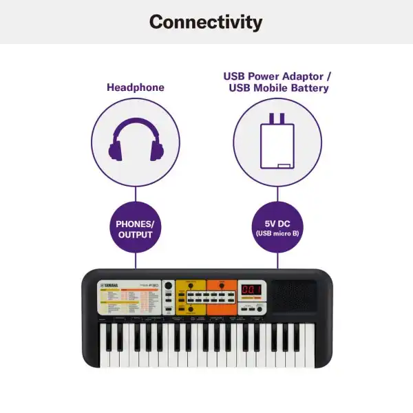Yamaha PSS-F30 Mini Keyboard For Kids (Made in India)