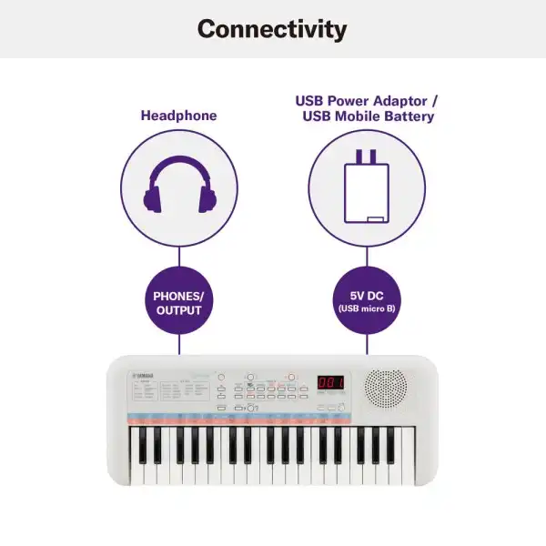 Yamaha PSS-E30 Mini Keyboard For Kids (Made in India)