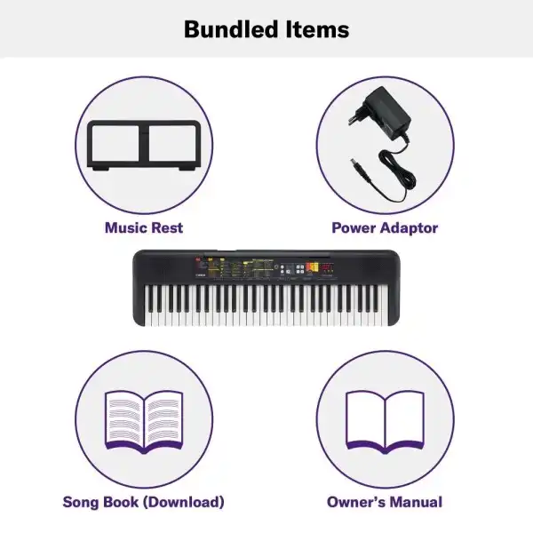 Yamaha PSR-F52 Portable Keyboard with 61 Keys