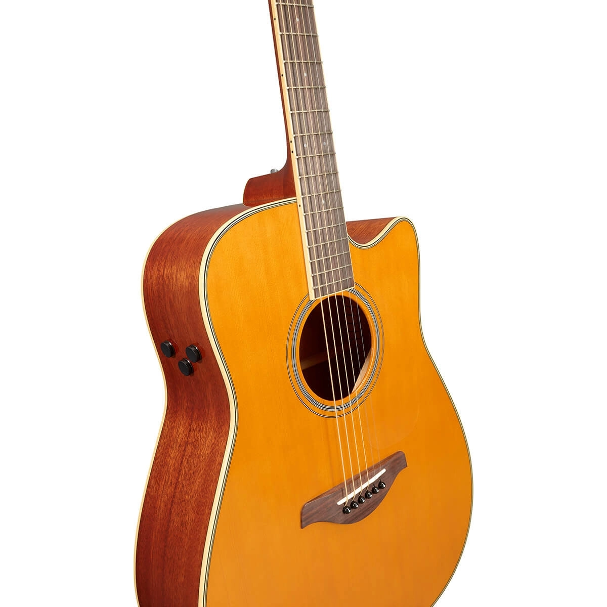 Yamaha FGC-TA Vintage Tint Trans Acoustic Guitar