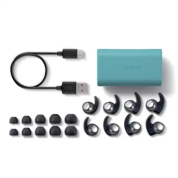 Yamaha TW-ES5A True Wireless Bluetooth Sports Earbuds (Green)