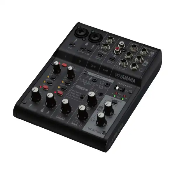 Yamaha AG06MK2 Live Streaming Mixer Black