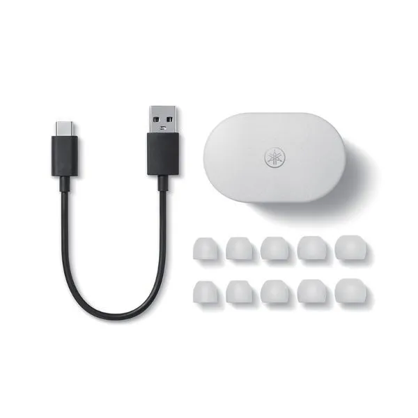 TW-E7B True Wireless ANC Bluetooth Earbuds (White)