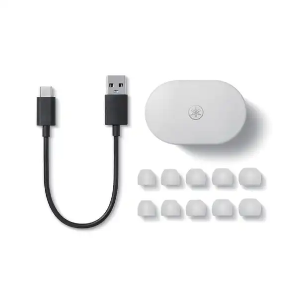 TW-E7B True Wireless ANC Bluetooth Earbuds (White)