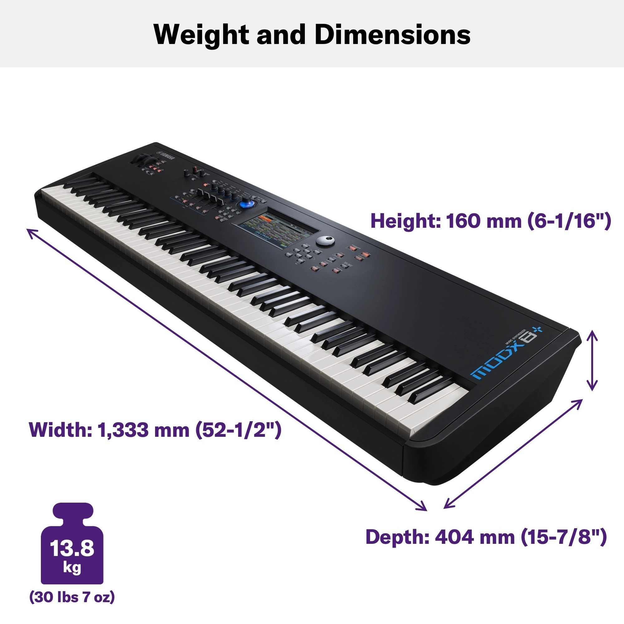 PRE-ORDER: Yamaha MODX8+ Synthesizer With 88 Keys