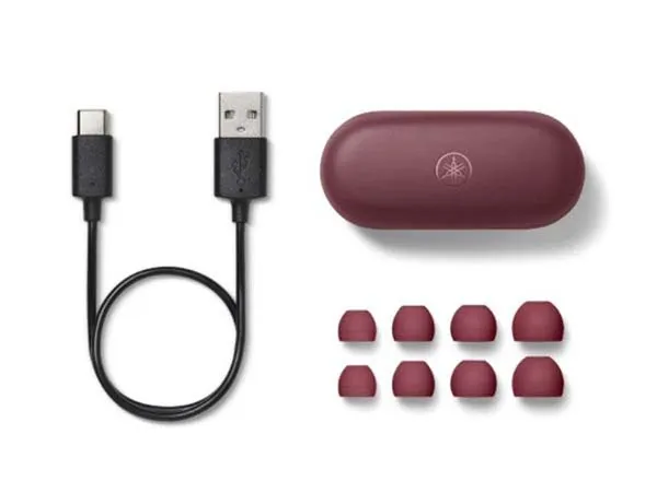 Yamaha TW-E3C Red True Wireless Earbuds