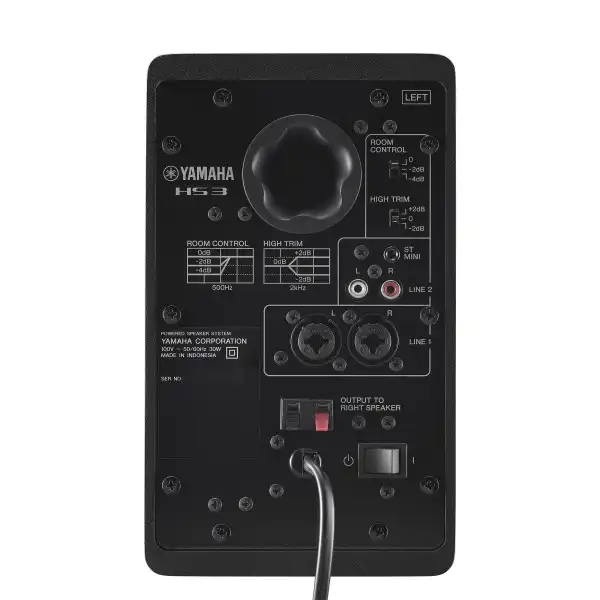 Yamaha HS3 (Black) Powered Studio Monitors (Sold in Pair)
