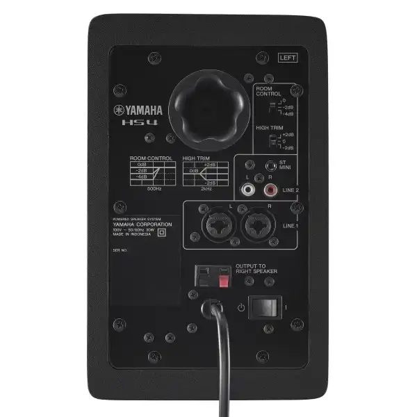 Yamaha HS4 (Black) Powered Studio Monitors (Sold in Pair)