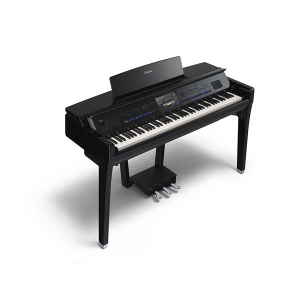 Yamaha CVP-909PE Polished Ebony Clavinova Digital Piano With Bench (with Home Installation)