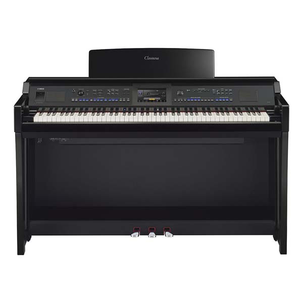 Yamaha CVP-905PE Polished Ebony Clavinova Digital Piano With Bench (with Home Installation)