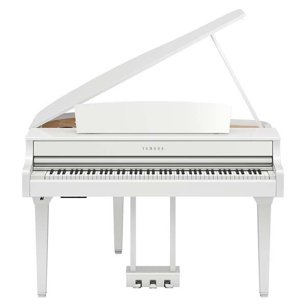 Yamaha CLP-895GP Polished White Clavinova Digital Piano With Bench (with Home Installation)