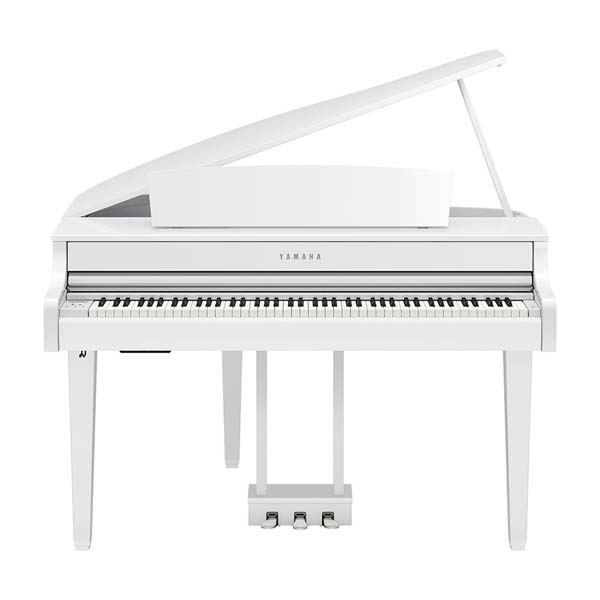 Yamaha CLP-865GPWH Polished White Clavinova Digital Piano With Bench (with Home Installation)