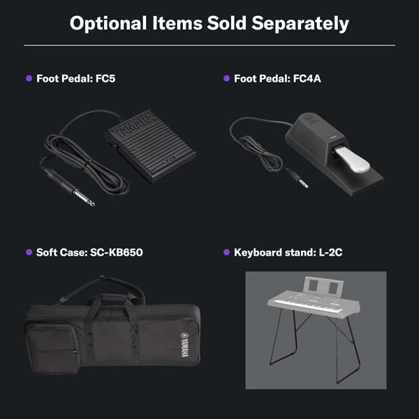 Yamaha PSR‑E483 Portable Keyboard