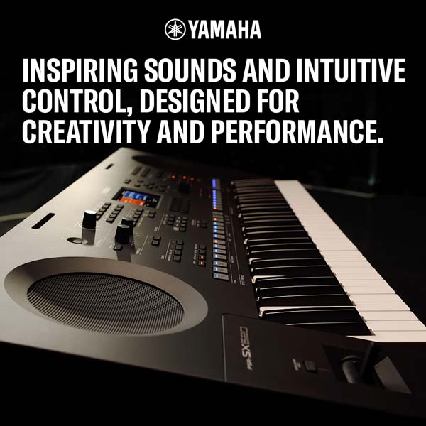 Yamaha PSR-SX620 Digital Workstation with 61 Keys