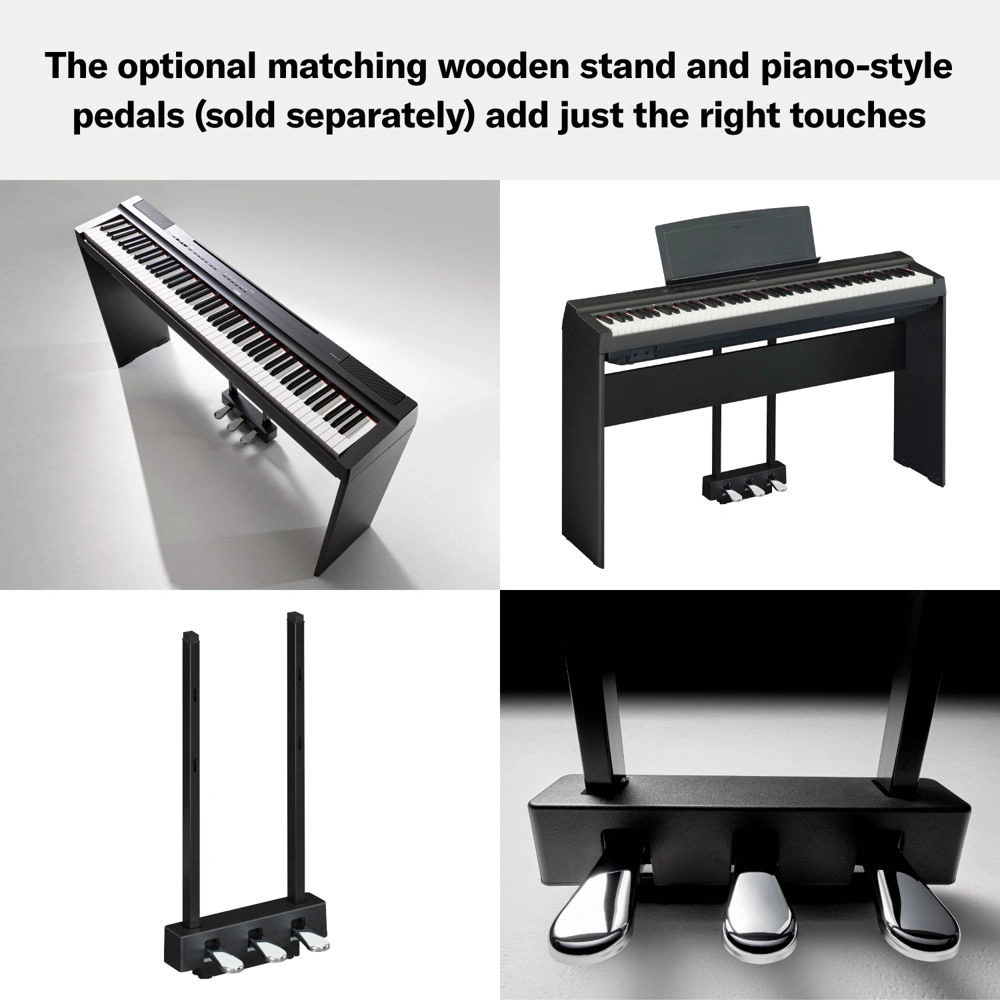 Yamaha P-125AB Digital Piano With 88 Keys (Portable Digital Piano Yamaha P-125AB Digital Piano With 88 Keys (Portable Digital Piano