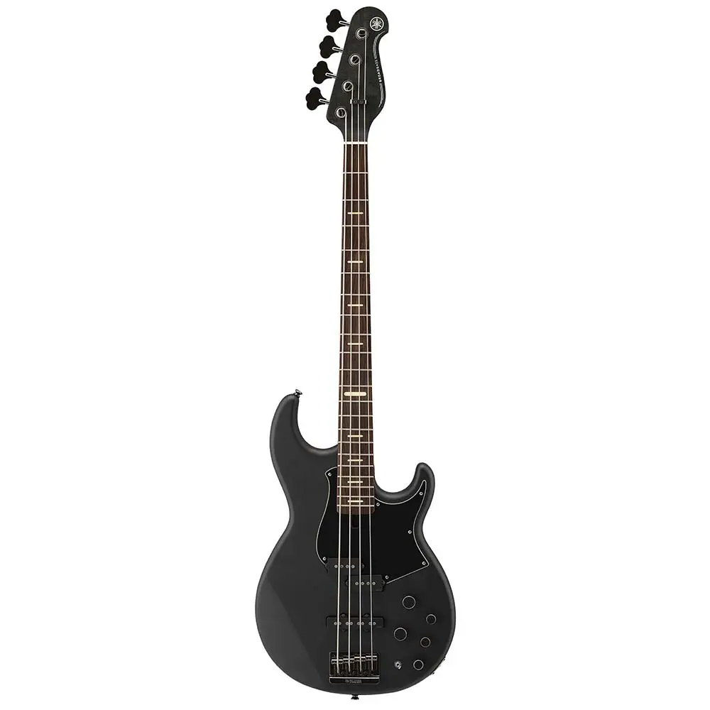 Yamaha BB734A Matte Translucent Black Electric Bass Guitar with Gig Bag