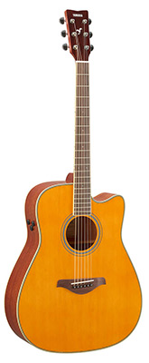 Yamaha FGC-TA Vintage Tint Trans Acoustic Guitar