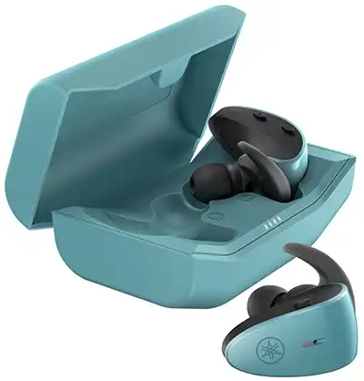 Yamaha TW-ES5A True Wireless Bluetooth Sports Earbuds (Green)