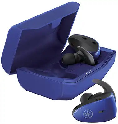 Yamaha TW-ES5A True Wireless Bluetooth Sports Earbuds (Blue)