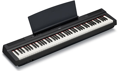 Yamaha P-125AB Digital Piano With 88 Keys (Portable Digital Piano) Adaptor Included