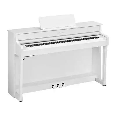 Yamaha CLP-835WH White Clavinova Digital Piano With Bench (with Home Installation)