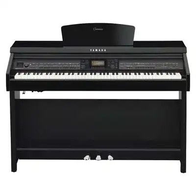 Yamaha CVP-701B Black Clavinova Digital Piano With Bench (with Home Installation)