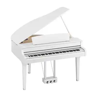 Yamaha CLP-895GP Polished White Clavinova Digital Piano With Bench (with Home Installation)