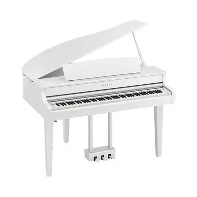 Yamaha CLP-865GPWH Polished White Clavinova Digital Piano With Bench (with Home Installation)