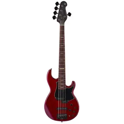 Yamaha BB735A Fired Red Electric Bass Guitar with Gig Bag