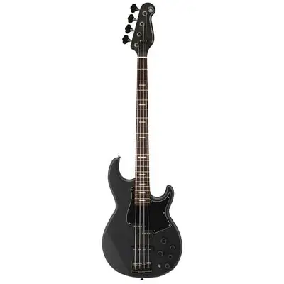 Yamaha BB734A Matte Translucent Black Electric Bass Guitar with Gig Bag