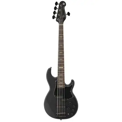 Yamaha BB735A Matte Translucent Black Electric Bass Guitar with Gig Bag
