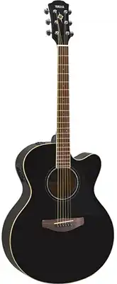Yamaha CPX600 Black Acoustic Guitar