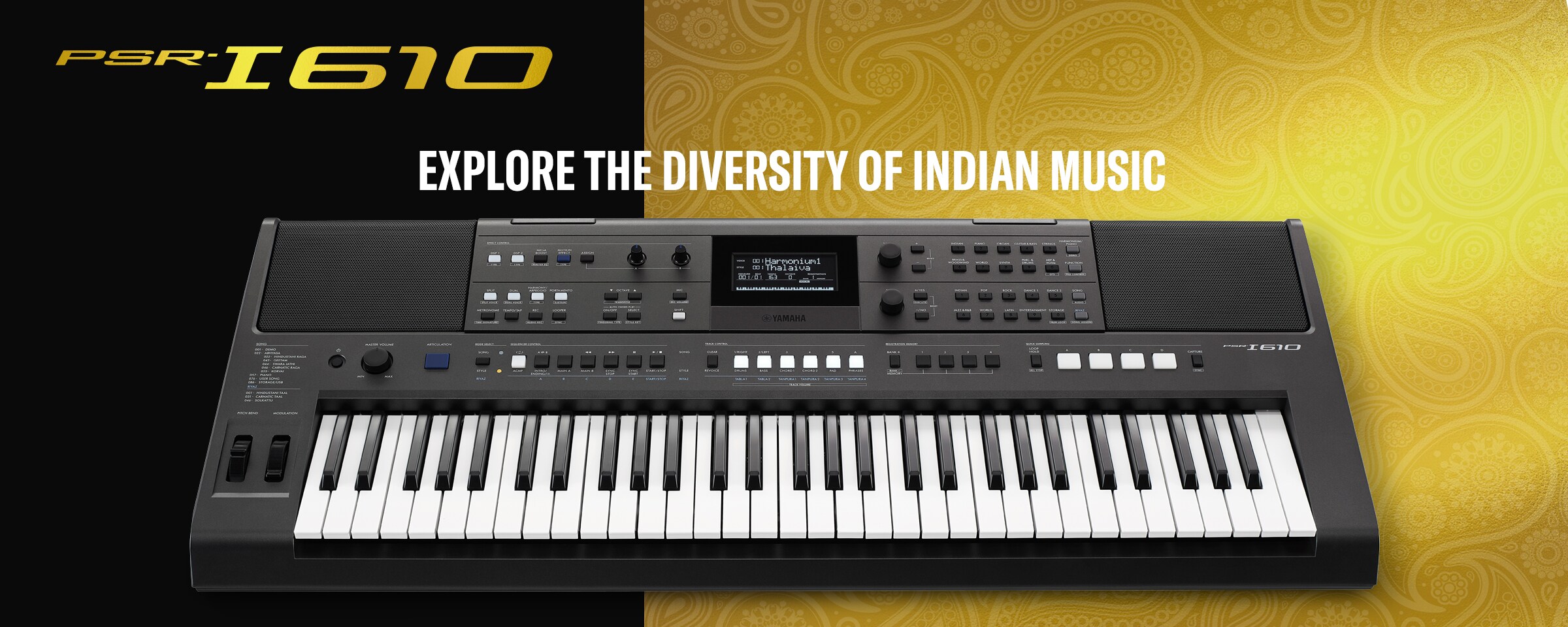 PSR-I610 Indian Keyboards
