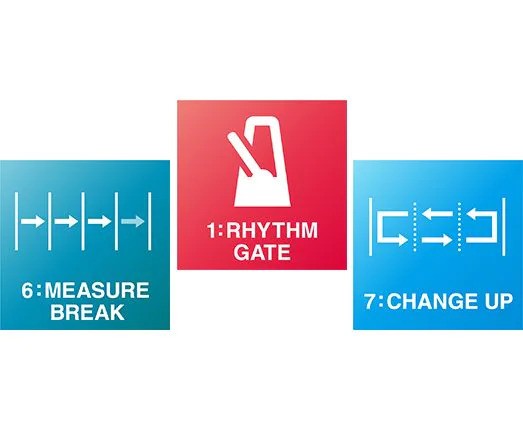 An extensive range of training functions to support drummers