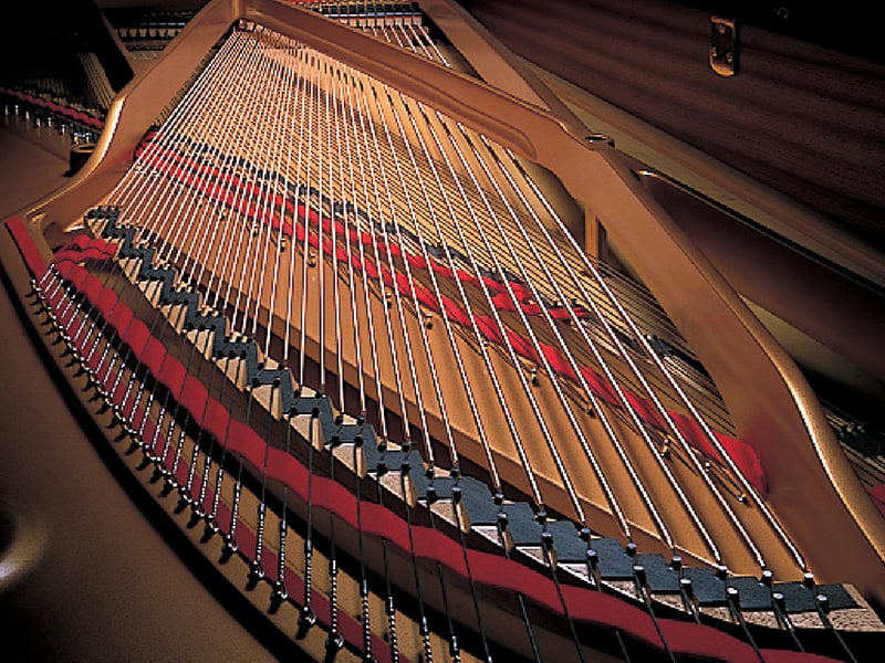 Offering the sound of a full grand piano