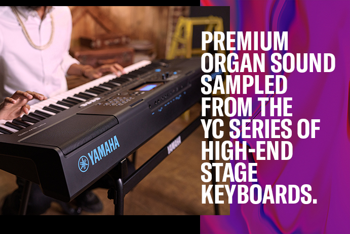 Premium organ sound sampled from the YC series of high-end stage keyboards.
