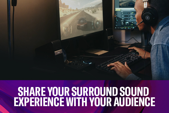 Share your surround sound experience with your audience Yamaha ZG01