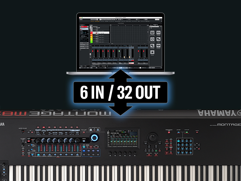 USB MIDI AND MULTICHANNEL AUDIO INTERFACE