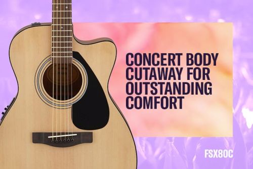Concert Body Cutaway for Outstanding comfort