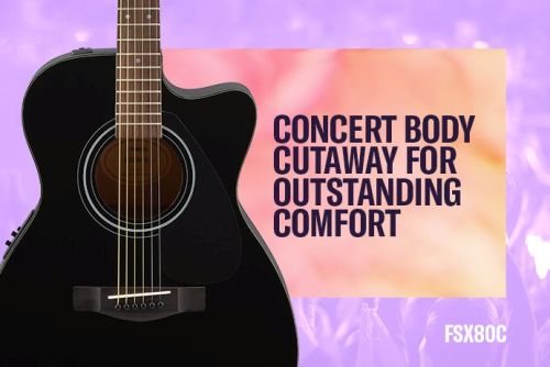 Concert Body Cutaway for Outstanding comfort