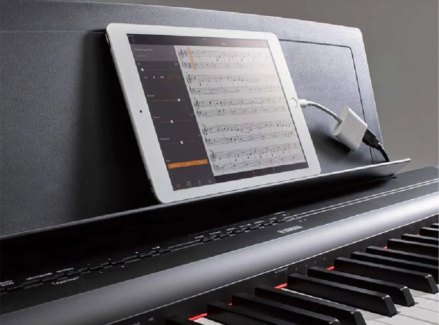 Simple operation using the Smart Pianist app!