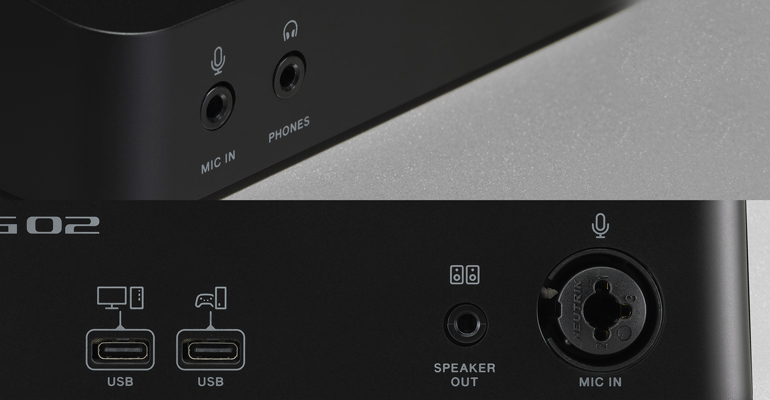 Connect your favorite microphone or headset