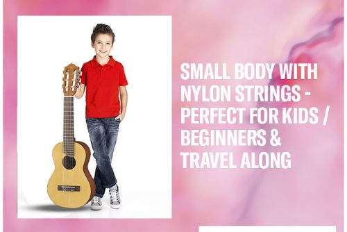 Small Body with Nylon Strings - Perfect for Kids / Beginners & Travel along