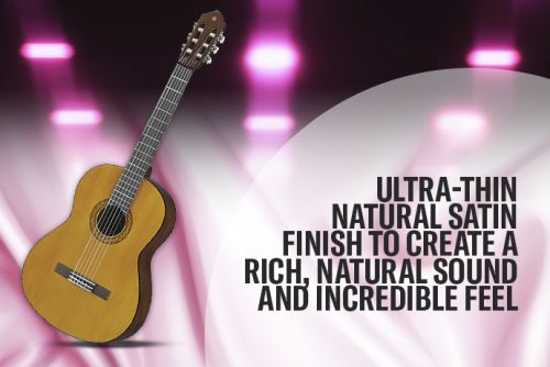  Ultra-thin natural satin finish to create a rich, natural sound and incredible feel