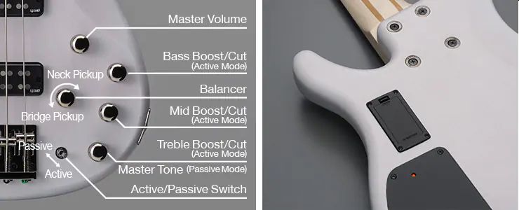Electronics (Active/Passive selecter, Battery Alert)