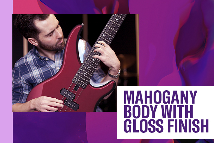 Mahogany body with Gloss Finish