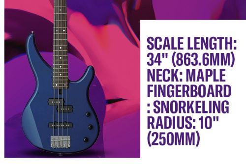 Scale length: 34'' (863.6mm) Neck: Maple fingerboard: Snorkeling radius: 10'' (250mm)