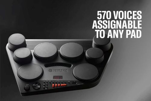 570 Voices assignable to any pad
